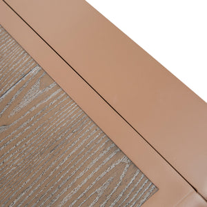 Neuwood Living Brecer 72x42 Dining TableTop -Cerused Oak Detail